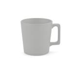 Taza de cerámica con acabado mate disponible en colores vivos 310ml color gris claro