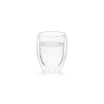 Vaso de vidrio de borosilicato de doble pared y sin asas 300ml color transparente segunda vista