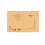 Libreta de papel piedra con páginas impermeables A5 hojas en blanco
