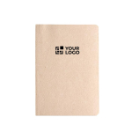 Cuaderno con cubierta de banana y espacio para fecha A5 hojas a puntos vista principal