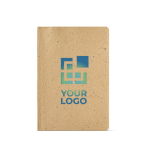 Cuaderno con tapa blanda hecho parcialmente de cáscara de coco A5 vista principal