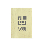 Libreta con tapa blanda elaborada en parte con cáscara de maíz A5 vista principal