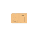 Libreta con tapa flexible de cuero sintético eco A5 hojas a puntos