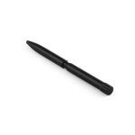 Bolígrafo de aluminio reciclado con pulsación magnética tinta negra color negro segunda vista