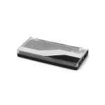 Powerbank de plástico reciclado con pantalla LED 10.000 mAh color negro