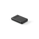Batería externa de plástico reciclado con carga rápida 6.000 mAh color negro