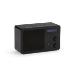 Altavoz inalámbrico de plástico reciclado con pantalla LCD 15W color negro