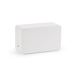 Altavoz inalámbrico de plástico reciclado con pantalla LCD 15W color blanco segunda vista
