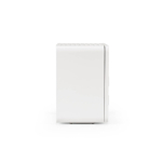 Altavoz inalámbrico de plástico reciclado con pantalla LCD 15W color blanco cuarta vista