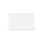 Altavoz inalámbrico de plástico reciclado con pantalla LCD 15W color blanco vista trasera