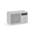 Altavoz inalámbrico de plástico reciclado con pantalla LCD 15W color plateado
