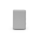 Altavoz inalámbrico de plástico reciclado con pantalla LCD 15W color plateado cuarta vista