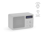 Altavoz inalámbrico de plástico reciclado con pantalla LCD 15W color plateado