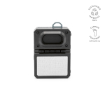 Altavoz inalámbrico reciclado con subwoofer integrado 3W color negro