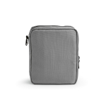 Neceser organizador de viaje de poliéster reciclado con gancho 4,5L color gris segunda vista