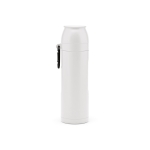Termo de acero inoxidable reciclado con taza en la tapa 750ml color blanco