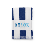 Toalla de playa 80x180cm algodón reciclado rayas verticales 450 g/m2 vista principal