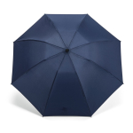 Paraguas plegable reversible de plástico reciclado automático ø101,5 color azul marino vista frontal