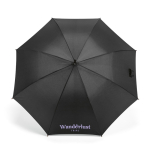 Paraguas elegante de madera con apertura automática antiviento ø122 color negro