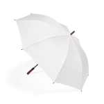 Paraguas de golf antiviento con apertura automática ø146 color blanco vista trasera