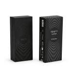 Cargador inalámbrico 3 en 1 con batería MagSafe 5.000 mAh color negro vista en caja