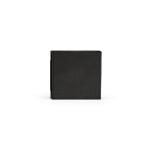 Cargador inalámbrico ecológico con tres potencias de carga color negro vista trasera