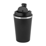 Vaso take away negro de acero inoxidable de doble pared 480ml color negro quinta vista