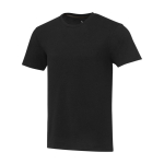 Camiseta unisex de algodón y poliéster reciclado 160 g/m2 Elevate NXT color negro