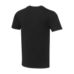Camiseta unisex de algodón y poliéster reciclado 160 g/m2 Elevate NXT color negro tercera vista trasera