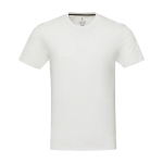 Camiseta unisex de algodón y poliéster reciclado 160 g/m2 Elevate NXT color blanco