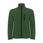 Chaqueta softshell de poliéster para hombre 300 g/m2 Roly color verde botella