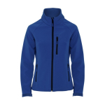 Chaqueta softshell para mujer de poliéster y elastano 300 g/m2 Roly color azul real