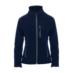 Chaqueta softshell para mujer de poliéster y elastano 300 g/m2 Roly color azul marino