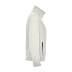 Chaqueta softshell para mujer de poliéster y elastano 300 g/m2 Roly color blanco roto segunda vista lateral