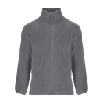Chaqueta polar personalizada con cuello alto para hombre 300 g/m2 Roly color gris topo