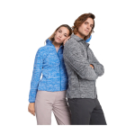 Chaqueta polar personalizada con cuello alto para hombre 300 g/m2 Roly color gris topo imagen de estilo de vida 2