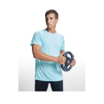 Camiseta técnica de poliéster 100% para hombre 135 g/m2 Roly color gris imagen de estilo de vida