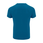 Camiseta técnica de poliéster 100% para hombre 135 g/m2 Roly color azul oscuro segunda vista trasera