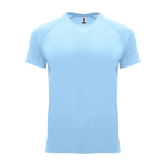 Camiseta técnica de poliéster 100% para hombre 135 g/m2 Roly color azul claro