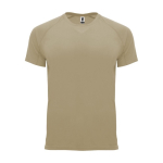 Camiseta técnica de poliéster 100% para hombre 135 g/m2 Roly color marrón grisáceo