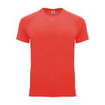 Camiseta técnica de poliéster 100% para hombre 135 g/m2 Roly color coral