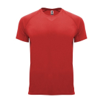 Camiseta técnica de poliéster 100% para niños 135 g/m2 Roly color rojo
