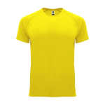 Camiseta técnica de poliéster 100% para niños 135 g/m2 Roly color amarillo
