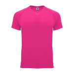 Camiseta técnica de poliéster 100% para niños 135 g/m2 Roly color fucsia fluorescente