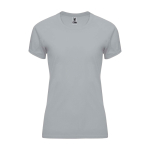 Camiseta técnica de poliéster 100% para mujer 135 g/m2 Roly color gris