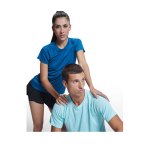 Camiseta técnica de poliéster 100% para mujer 135 g/m2 Roly color gris imagen de estilo de vida 2