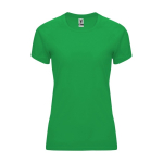 Camiseta técnica de poliéster 100% para mujer 135 g/m2 Roly color verde manzana