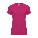 Camiseta técnica de poliéster 100% para mujer 135 g/m2 Roly color fucsia