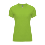 Camiseta técnica de poliéster 100% para mujer 135 g/m2 Roly color verde lima
