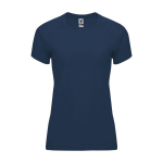 Camiseta técnica de poliéster 100% para mujer 135 g/m2 Roly color azul marino